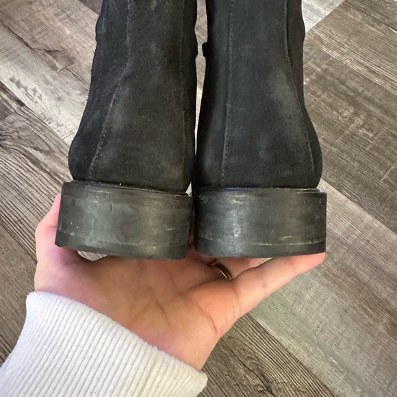 Fieramosca black suede chunky Chelsea boots size 7.5 - Picture 6 of 9